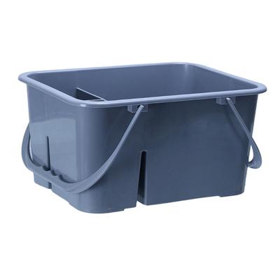 Корзина-органайзер для инструментов с 4 отделениями и двойными ручками для удобной переноски и хранения. Пластиковое ведро из АБС-пластика. Многоцелевая.