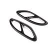 Car Accessories Matte Black Exhaust Pipe Tail Cover Trim For Mercedes Benz A Class W177 V177