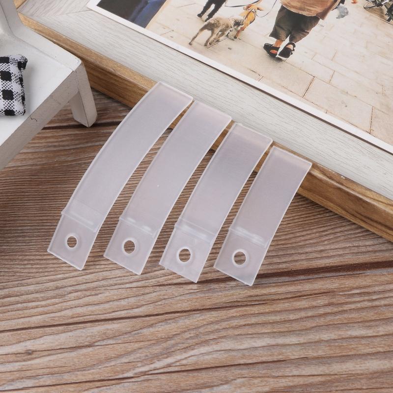 10 Pcs Clear Plastic Drawer Stops Replacement Dresser Drawer Stoppers Drawer Bottom Repair Tool Easy Installation