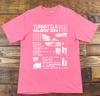 Turnstile Band Glow On Poster Pink T Shirt Full Size S-4XL