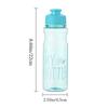 550ml Portable Multi-color Transparent Plastic Water Bottle Large Capacity Water Cup