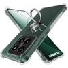 Coque Silicone - Xiaomi - 14 - Transparent - Anneau Rotatif 360° - Souple