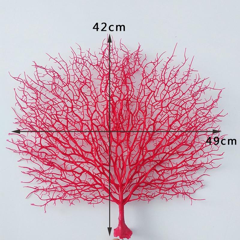 Peacock branch coral branch, coral branch red, removable simulated tree studio photography decorative coral dead branch