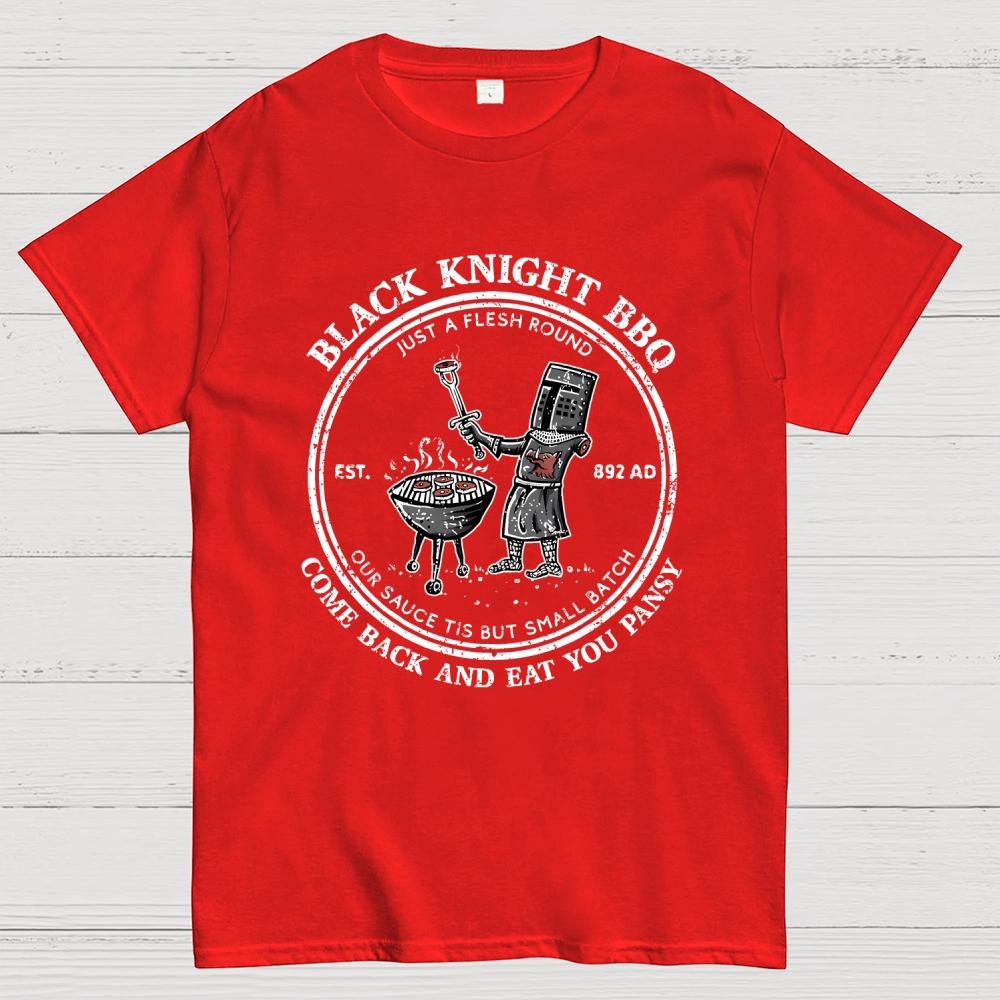Black Knight BBQ Unisex 100% Cotton Summer Casual Cool Loose T-Shirt
