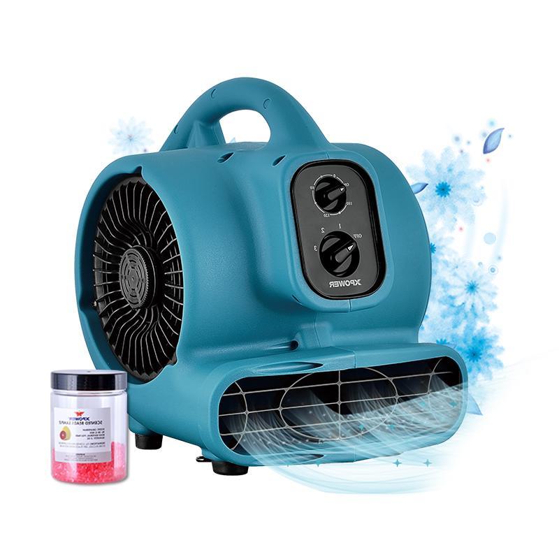 Fragrant breeze Floor Blower XPOWER Timer Air mover Blue Durable & Premium P-250T Grapefruit Scent Beads Air deodorization