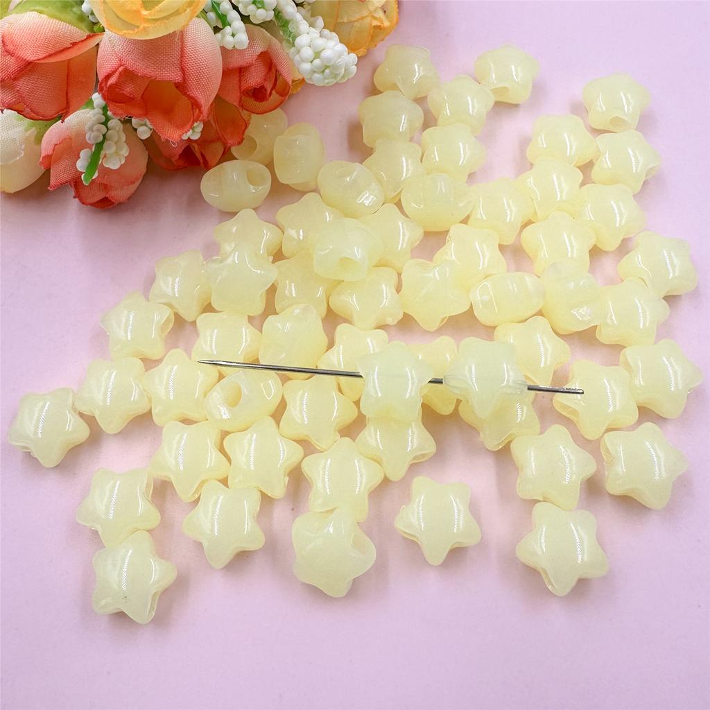 Ювелирная пятиконечная звезда 60 шт. акриловый желеобразный цвет для браслета, сережек, изготовление ювелирных изделий своими руками, аксессуары 13,6 мм, свободные бусины, бисерные материалы