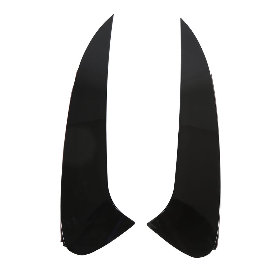 Rear Bumper Air Vent Spoiler Splitter Insert Cover Trim Glossy Black Replacement for Benz GLE Coupe C292 2015‑2019