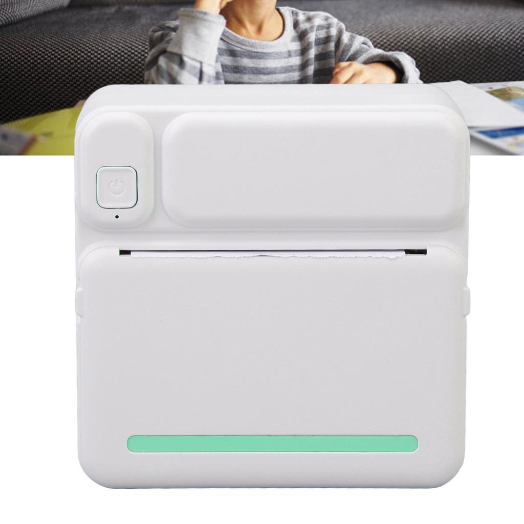Принтер для наклеек Термопринтер Портативный Бесчернильный Принтер для телефона с приложением для детей Учебные заметки Фотографии Чеки