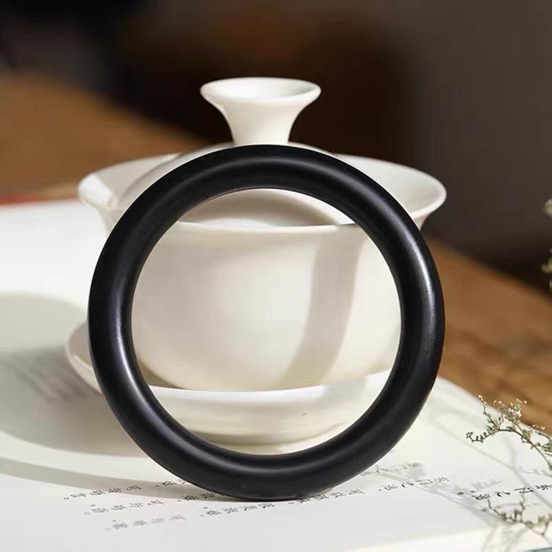 15 мм натуральный хотанский нефритовый чернильный нефритовый браслет модный браслет с изумрудом нефритовый браслет женский подарок