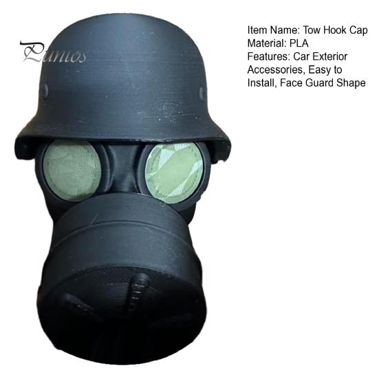 Крышка для буксировочного крюка автомобиля, защитная крышка для газового фаркопа, универсальная для внедорожников, грузовиков, буксировочных крюков, защитная крышка для прицепа, наружный аксессуар для автомобиля