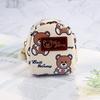 Cute Bear Mini Backpack Coin Purse Keychain - Korean Style