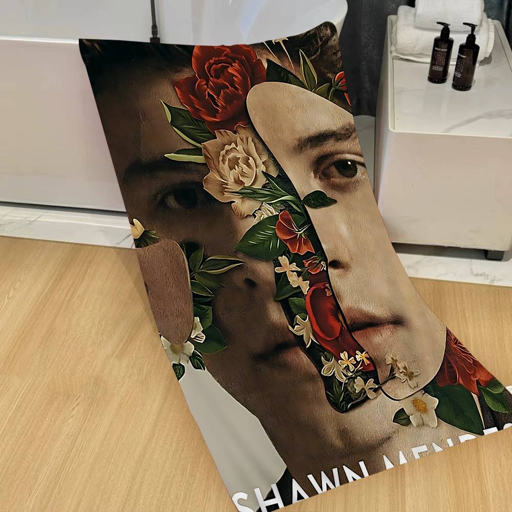 S-Shawn Mendes Popular Singer Microfiber Blanket Quick Drying Beach Towels Oversized Printing Super Absorbent Pool Towel