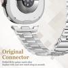 Нержавеющая сталь Ремешок Для Samsung Galaxy watch 8 classic 46мм 44мм 40мм Металлический ремень Звеньевой браслет correa Galaxy watch 8 Ремешки