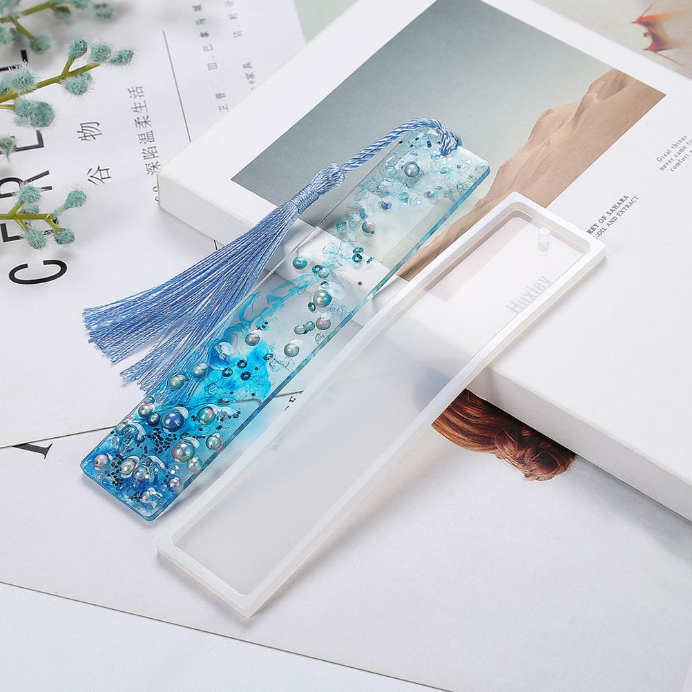 Силиконовая Кристальная Эпоксидная Форма Закладка для Книги DIY Инструмент для Изготовления Ювелирных Изделий Форма для Рукоделия