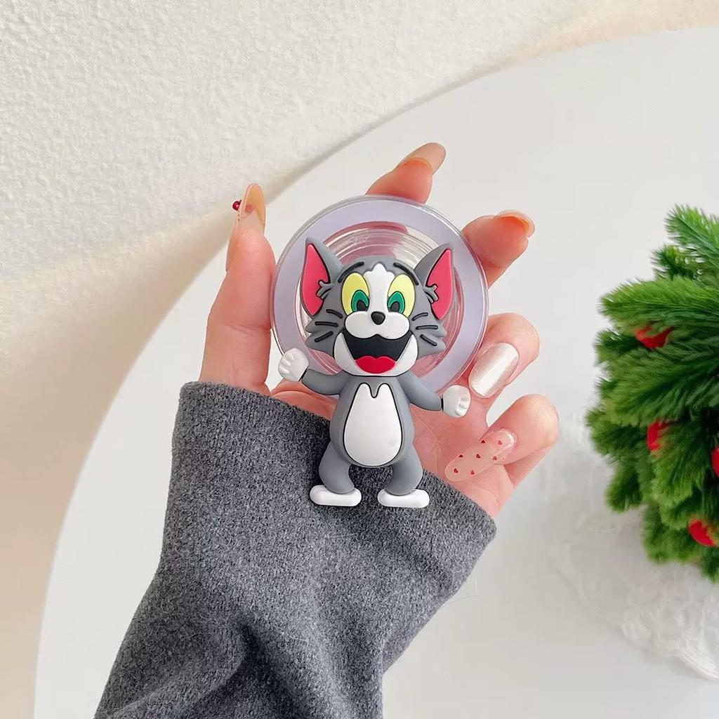 3D Силиконовый Мультяшный Плачущая Звезда Держатель для Мобильного Телефона и Выдвижной Держатель-Подушка