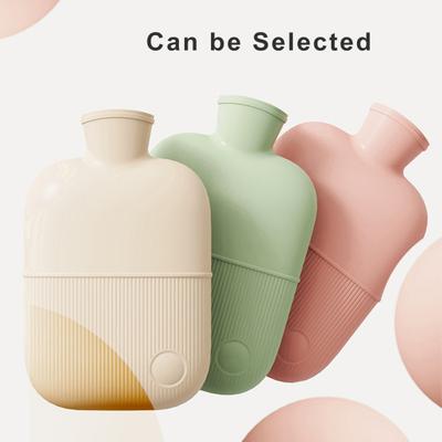 1 комплект, сумка для горячей воды 500 мл/1000 мл/2000 мл, многоразовая герметичная безопасная бутылка с горячей водой, грелка для рук и ног для дома