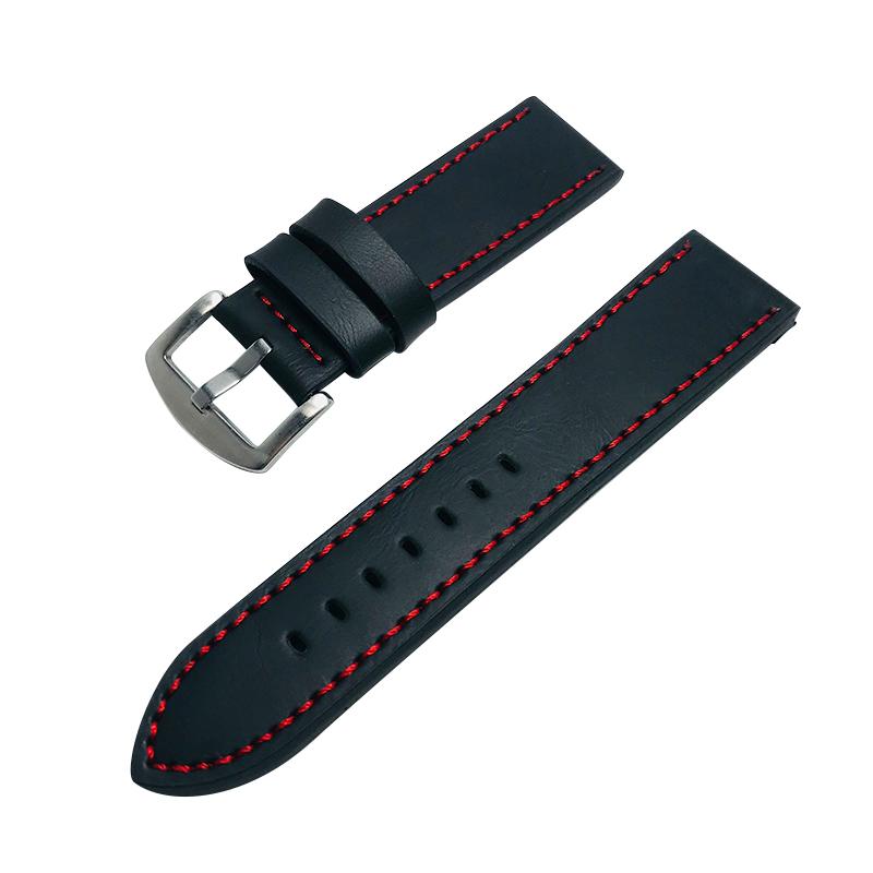 Универсальный модный ремешок для наручных часов, ремень для часов Srtap, ремень из масляного воска, коровьей кожи, прочный 18/20/22/24 мм