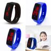 Kids Digital Electronic Watch With Pu Strap And Square Plastic Dial For School Use