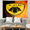 1PC Aek Football Crest Tapestry, Unique Design Tapestry, Suitable for Bedroom,Livingroom, Playroom,Heartwarming Holiday Gifts