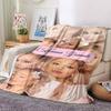 Ariana Grande'S Beauty Evolution Blanket Soft Throw Blanket For Home Bedroom Bed Sofa Travel Office Solid Christmas Blanket