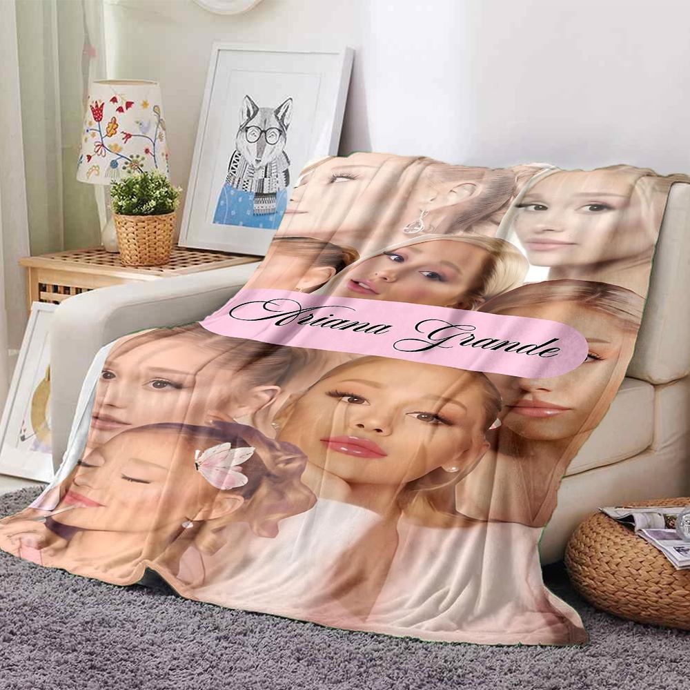Ariana Grande'S Beauty Evolution Blanket Soft Throw Blanket For Home Bedroom Bed Sofa Travel Office Solid Christmas Blanket