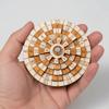 Classic Number Wooden Puzzle Round Turntable Brain Teaser Toy Number Puzzle  Children Learning