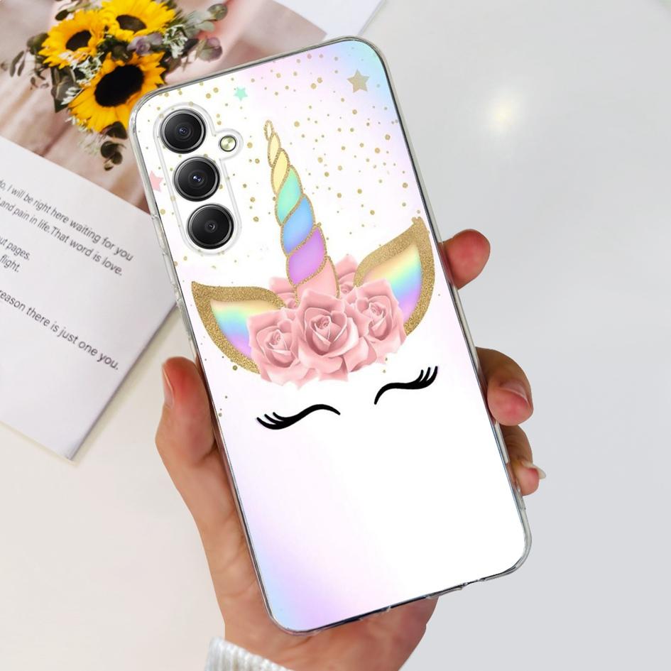 For Samsung Galaxy A25 5G Case Silicone Soft TPU Bumper Cute Cartoon Cat Butterfly Phone Cover For Samsung A25 5G 2023 A 25 Capa