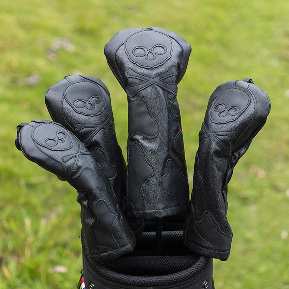 Mallet Putter Golf Club Headcover Club Head Protector Golf Head Covers Skull Golf Putter Cover