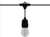 Garden garland light chain 10 led e27 10m