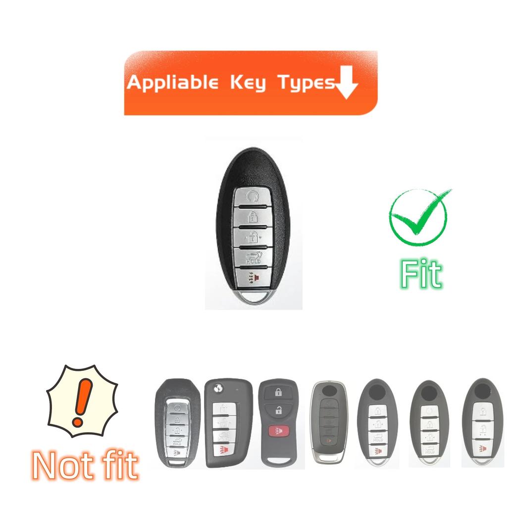 Чехол для ключа с брелоком Bling Lanyard для Nissan Altima Sentra Maxima Rogue Armada Pathfinder Versa Smart Key 5-кнопочный