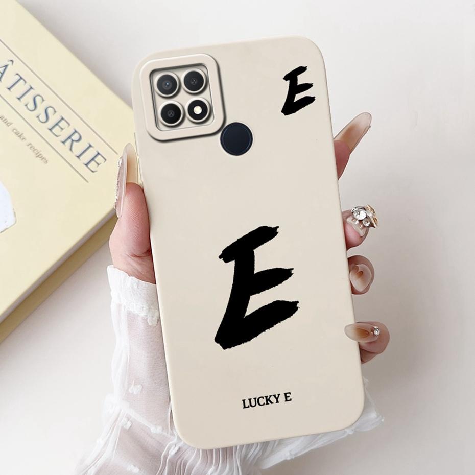 New Fashion Letter Phone Case For OPPO A15 A15s Soft Silicone Shockproof Cover For Oppo A15 A15S CPH2179 CPH2185 Cases Bumpers