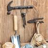 Wrench Hammer Cast Iron Metal Wall Hook Rustic Vintage Wall