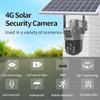 4G Dual-Lens Solar WiFi Camera with HD Night Vision and Cross-Border Monitoring