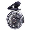 Desk Fan with Clamp and Light Quiet Battery Operated Portable Small USB Desk Fan for Bedroom Office