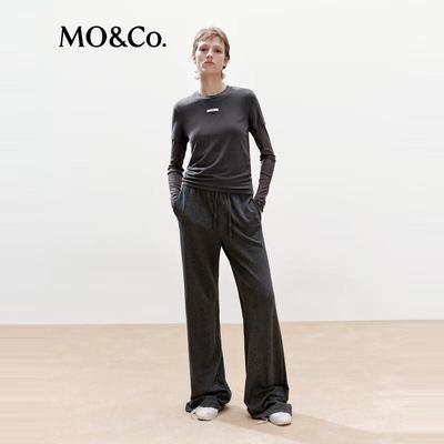 МО&Ко. Женские прямые брюки с высокой талией