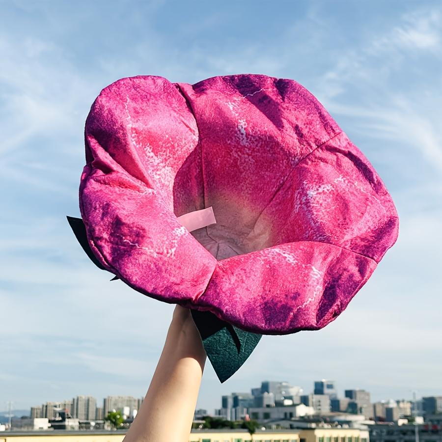 1Pc New Flower Hat - Cute Wide-Brimmed Soft Hat, A Halloween Costume Accessory, Fun Photo Prop And Unique Party Look Suitable For Festive