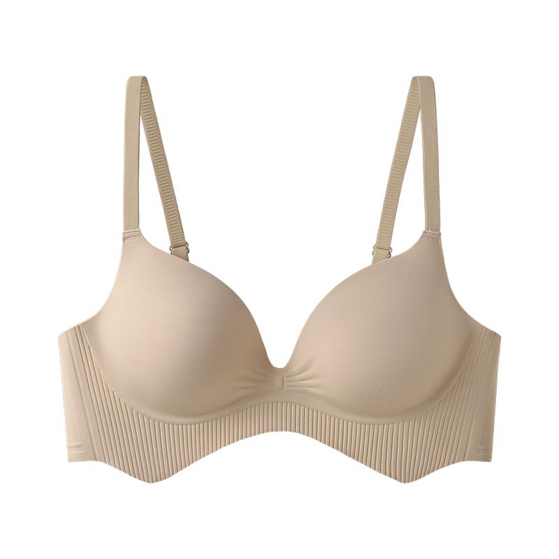 New underwear women's small breasts gather and show large bras, close secondary breasts, anti-sagging and seamless women's steel-rimmed bras