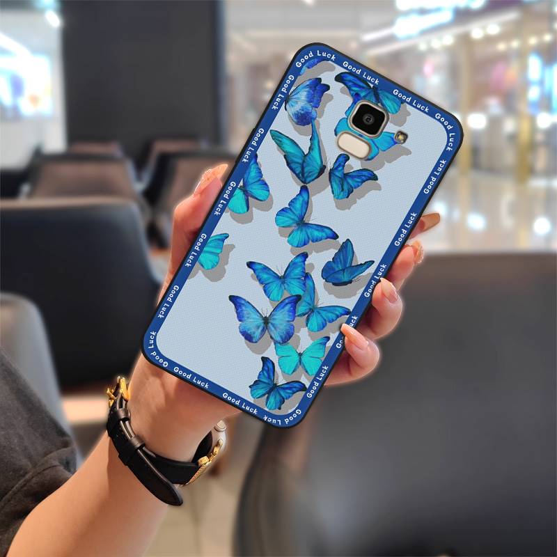 Милый защитный чехол для телефона Samsung Galaxy J6 2018/SM-J600F, модный дизайн, грязеотталкивающий, полная задняя крышка-чехол