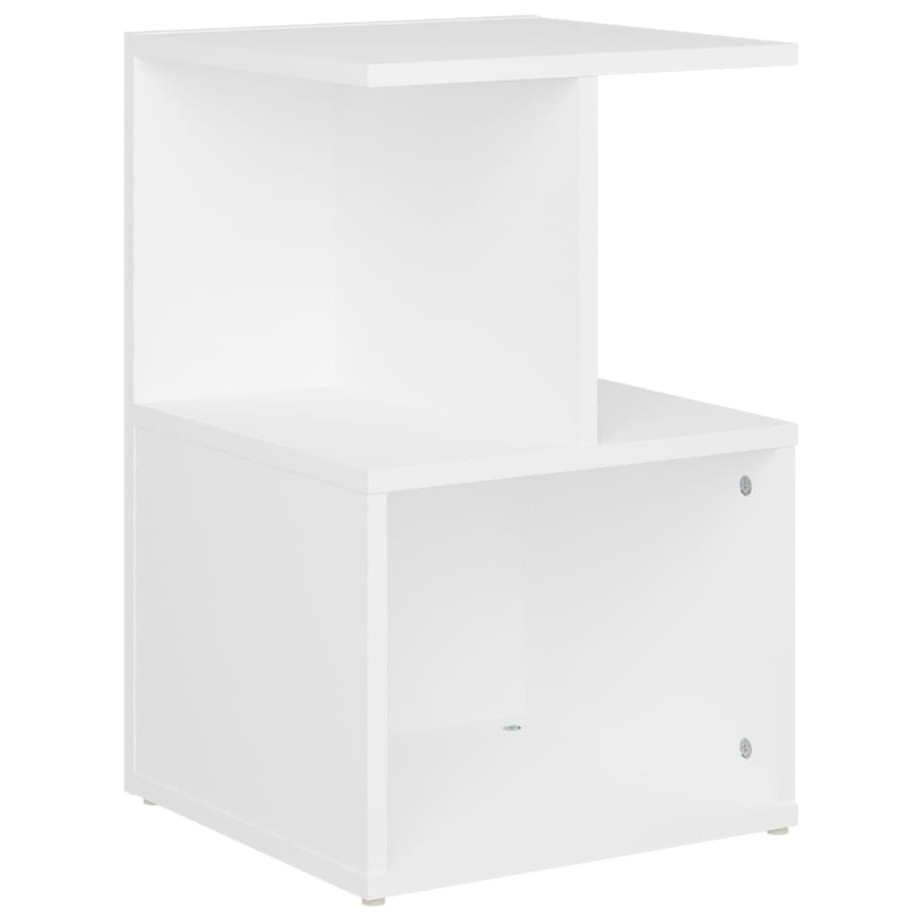 Nightstand White 35 x 35 x 55 cm Engineered Wood