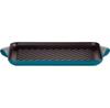 Cast Iron Rectangular Grill Pan Le Creuset 32x22 Cm, Deep Turquoise Color (20202326420460)