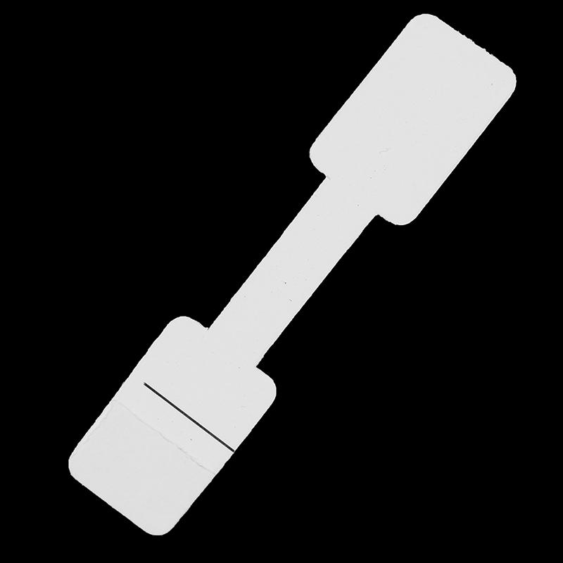 50/100Pcs Blank Price Tags Necklace Ring Jewelry Labels Paper Stickers