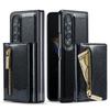 Кожаный чехол с подставкой-кошельком для Samsung Galaxy Z Fold 4 Fold4 Fold3 Fold 3 Zfold4 Bling с блестками