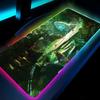 Игровой коврик для мыши L-LegendS of ZeldaES со светодиодной подсветкой 700x300 Коврик для мыши Коврики для мыши Стол видеоигры Коврики для стола ПК Коврик для клавиатуры RGB XXL