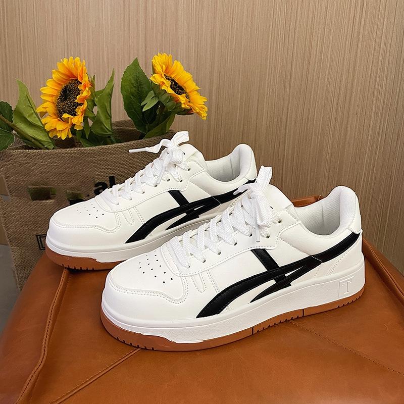 Кремовые винтажные маленькие белые туфли Academy Harbour Style Single Shoes Bf Trend Breathable Sports Board Shoes для мужчин и женщин
