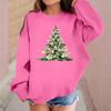 Children's Fashionable Casual Long-sleeved Loose Christmas Print Pullover Sweatshirt