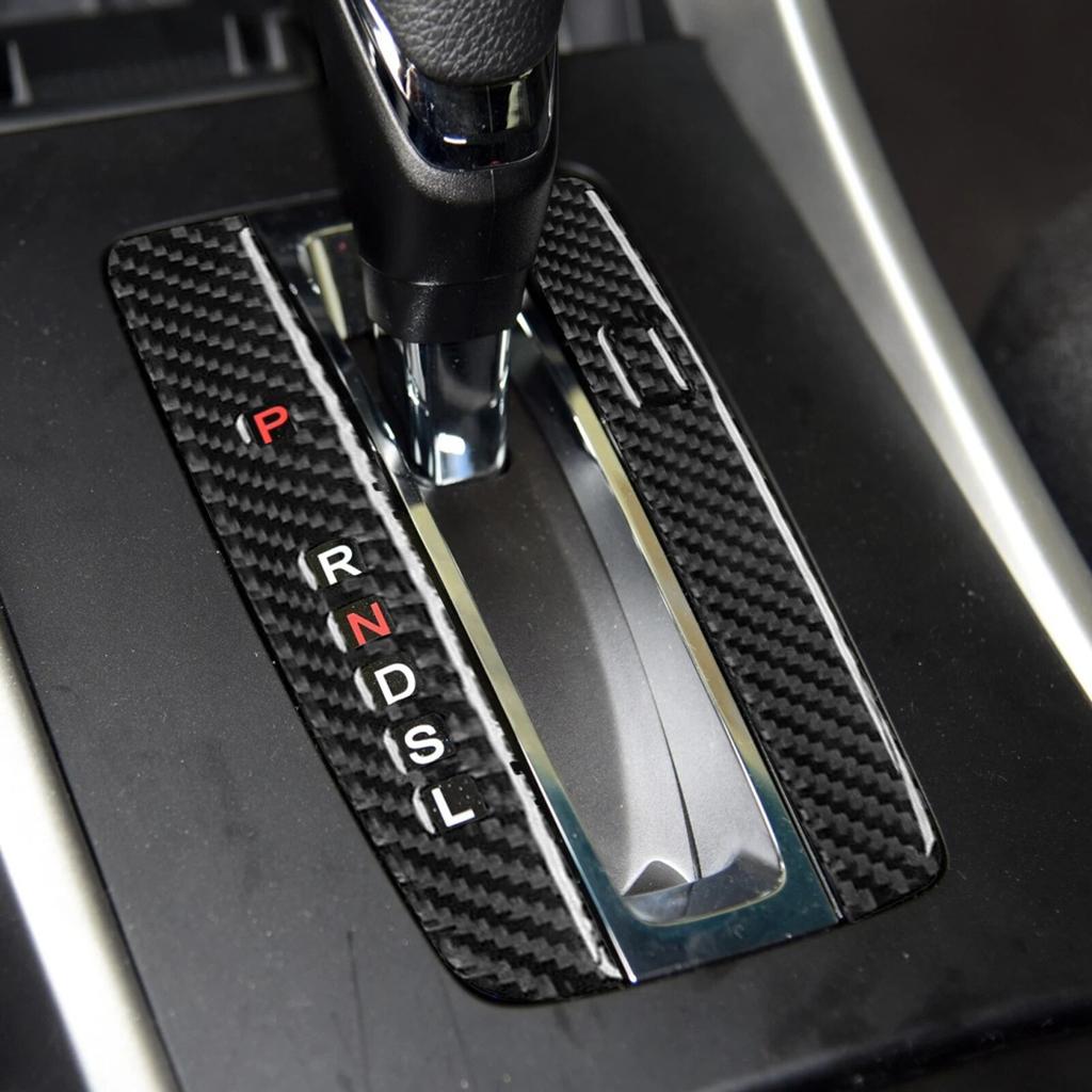 2 шт. карбоновая накладка на панель переключения передач салона автомобиля декоративная накладка для Honda Accord 2013-2017