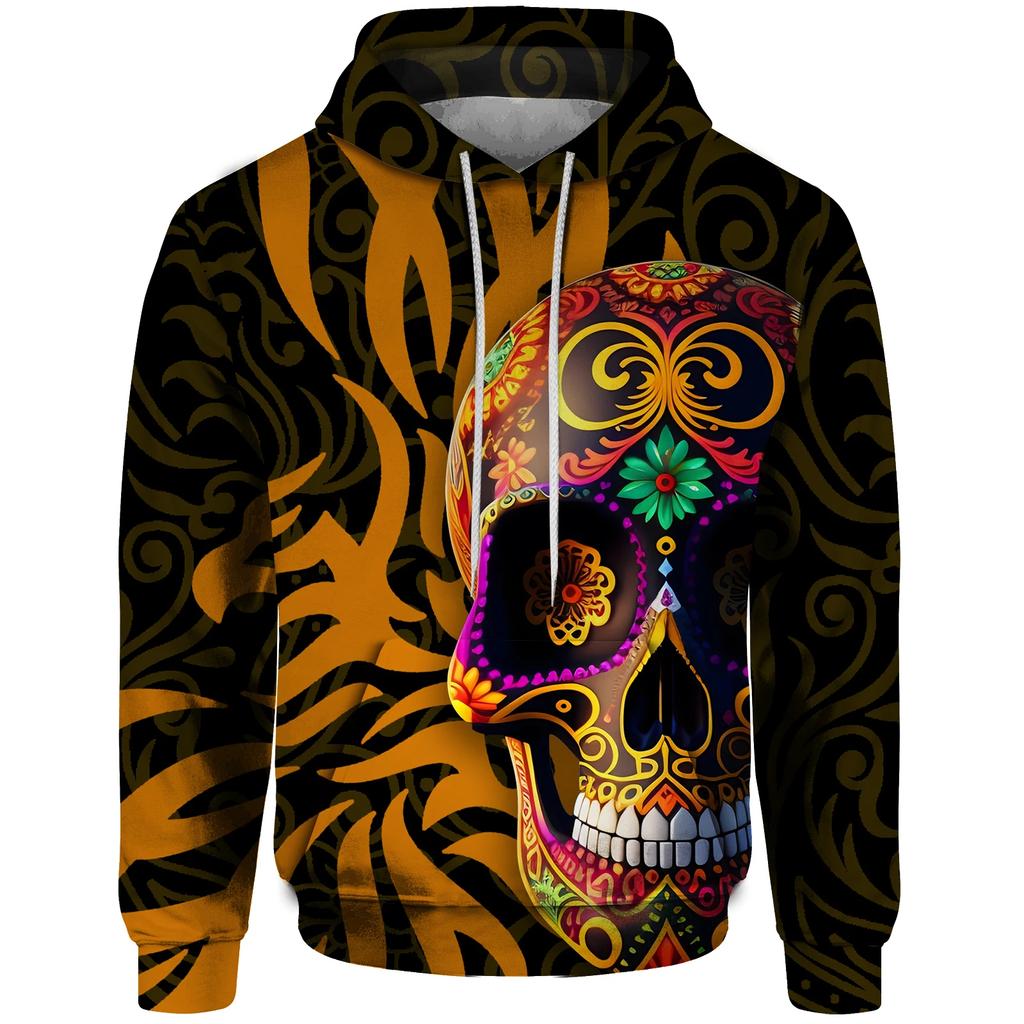 Мужская толстовка с капюшоном Scary Skeleton Demon с 3D-принтом, модная повседневная в стиле хип-хоп, свободная спортивная толстовка Four Seasons Neutral