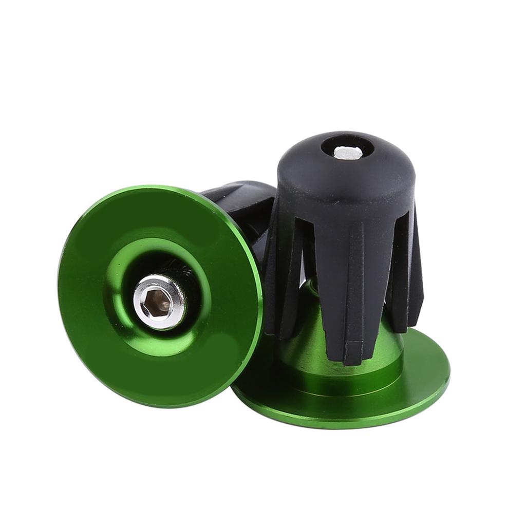 2 шт. цветные алюминиевые велосипедные рули, ручки, заглушки, колпачки