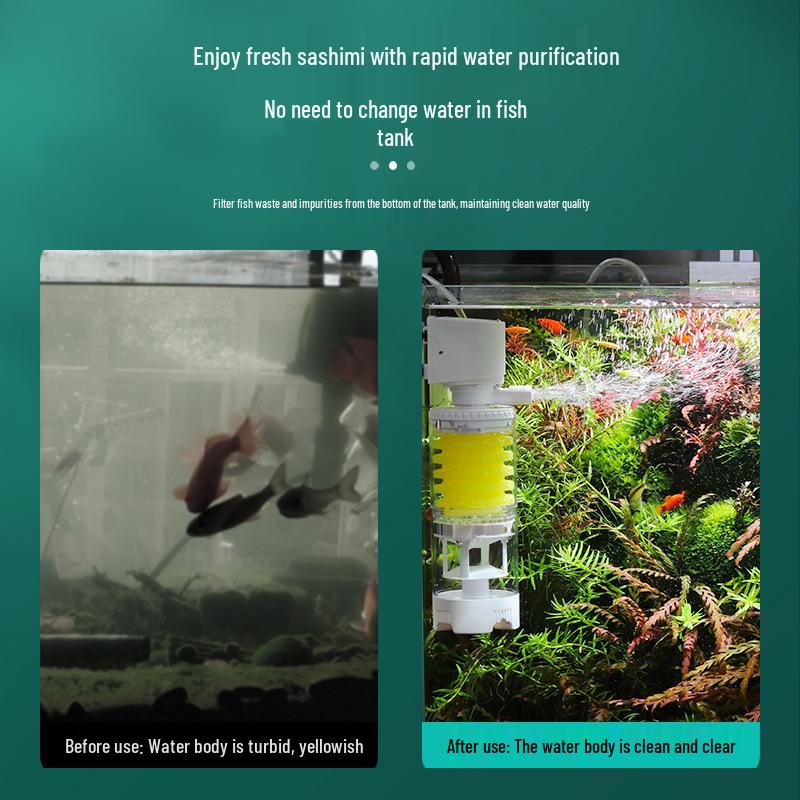 Компактный канистровый фильтр 3-в-1 для аквариума и циркуляционный насос для эффективной очистки воды