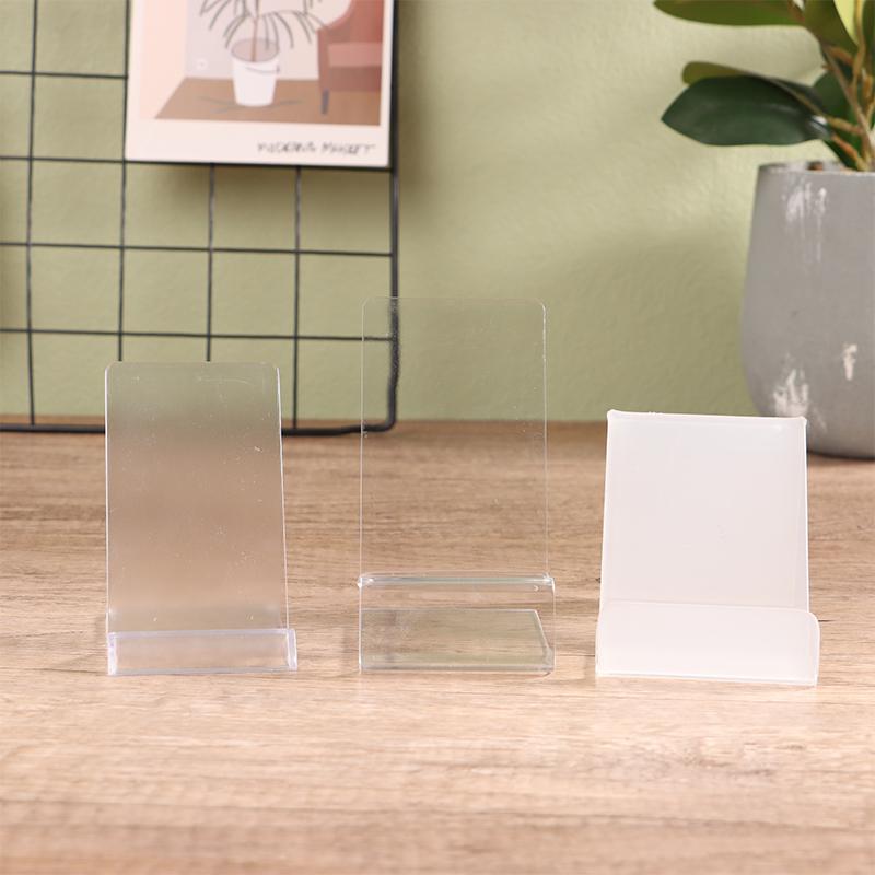 Прозрачный акриловый держатель для телефона, мини-портативная подставка для дисплея